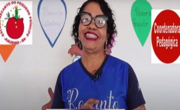 Recado de Tia Tereza para os pais sobre as videoaulas e atividades