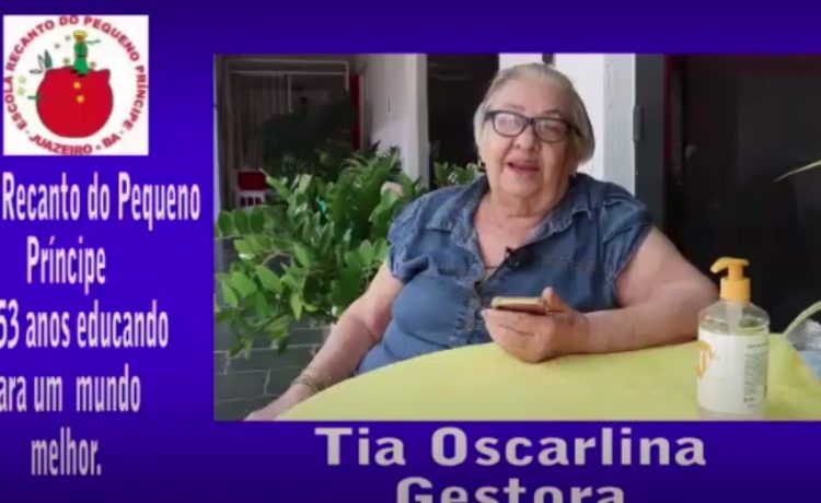 Mensagem de Tia Oscarlina pelos 53 anos do Recanto do Pequeno Príncipe