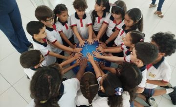 Arte de Viver: Alunos participam de atividade no Recanto